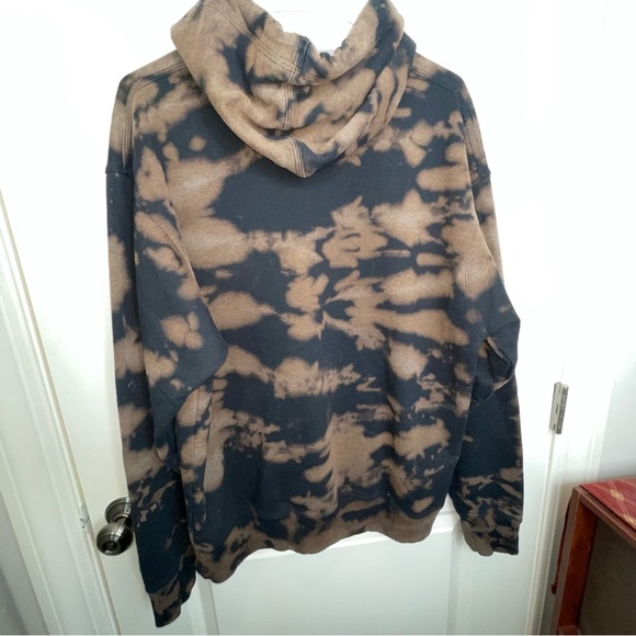 Champion Hoodie Custom Bleached Sz L - Picture 5 of 10